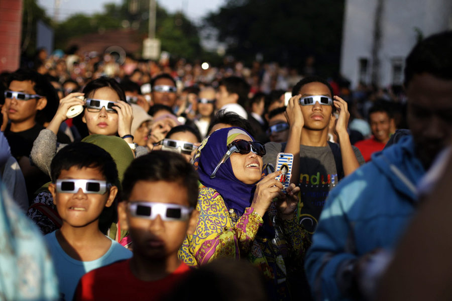 Southeast Asia experiences rare total solar eclipse