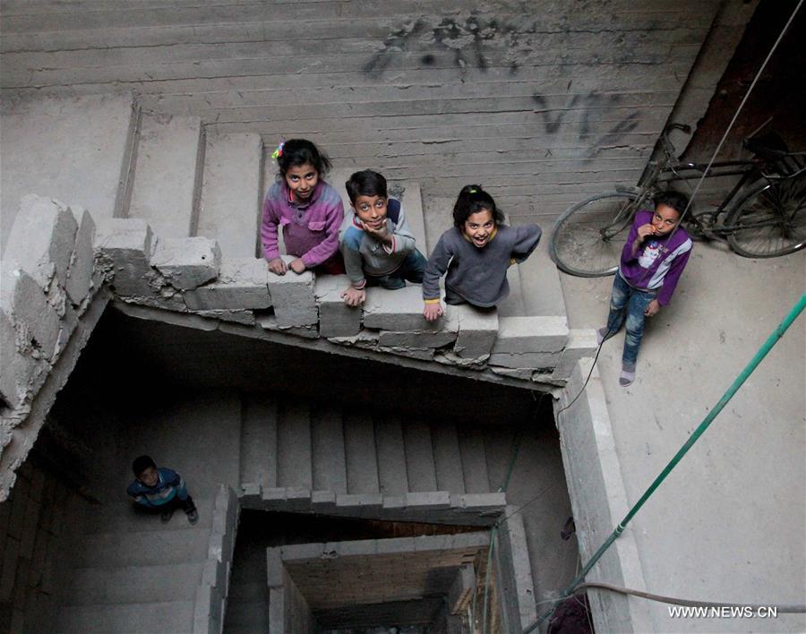 Daily life of children in Syria