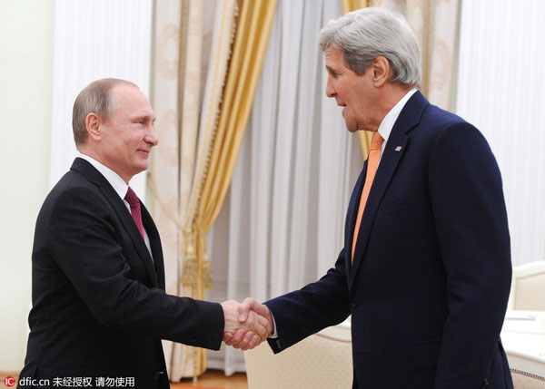 Putin hopes Kerry's visit would narrow gaps between Russia, US