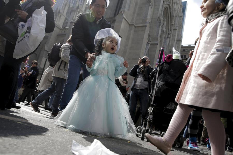 Easter Parade and Bonnet Festival brings fancy headwear to NYC