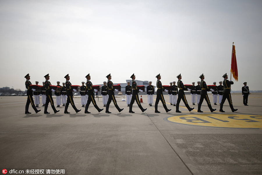 South Korea returns remains of Chinese soldiers lost in Korean War