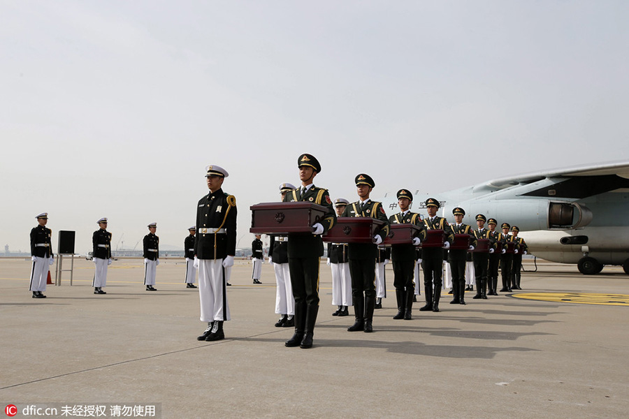 South Korea returns remains of Chinese soldiers lost in Korean War