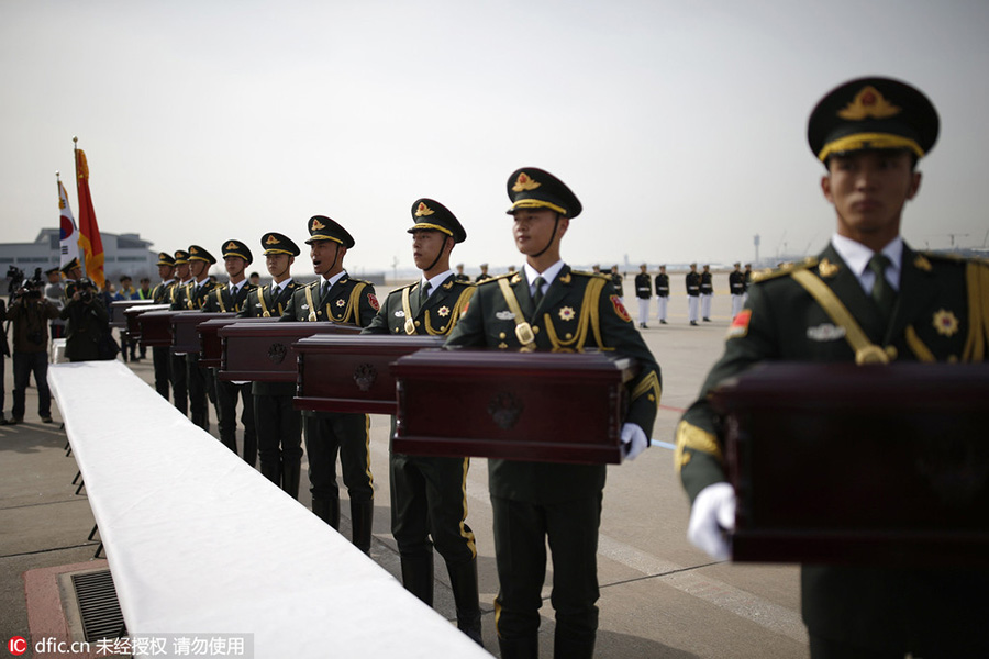 South Korea returns remains of Chinese soldiers lost in Korean War