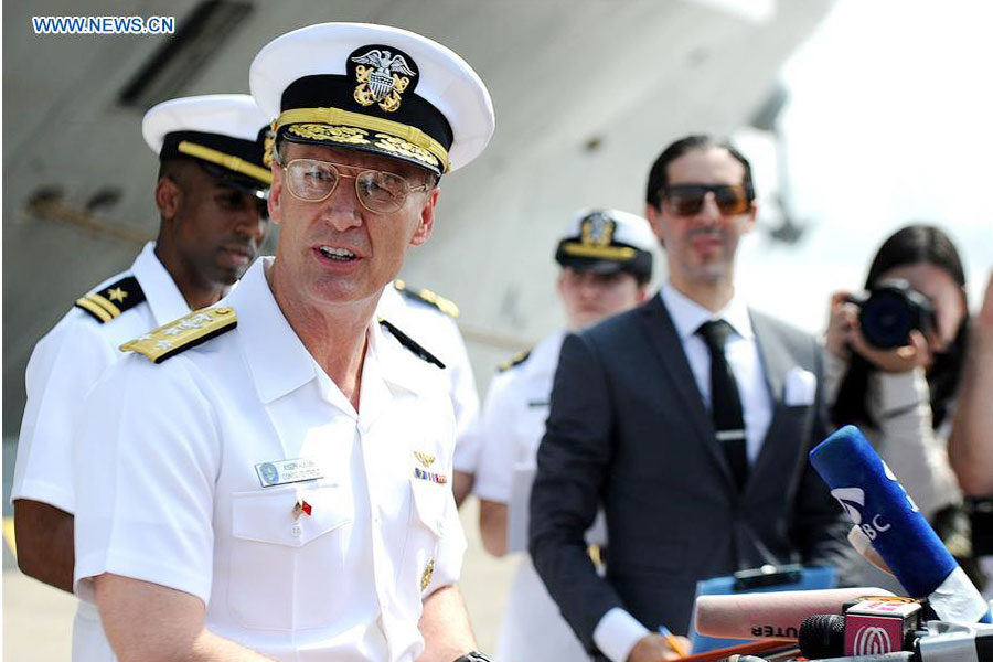 US flagship 'Blue Ridge' arrives in Shanghai for five-day visit