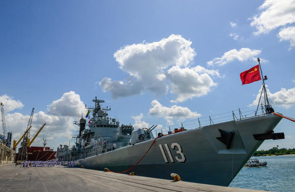 Chinese navy ships in Tanzania share counter-piracy experience