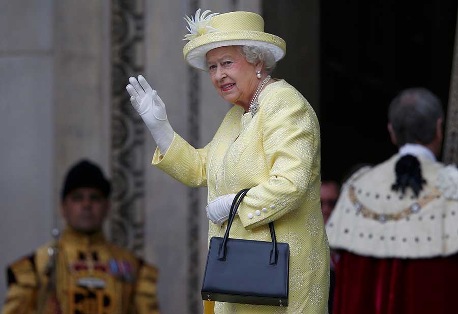 Thanksgiving service marks British Queen's 90th birthday