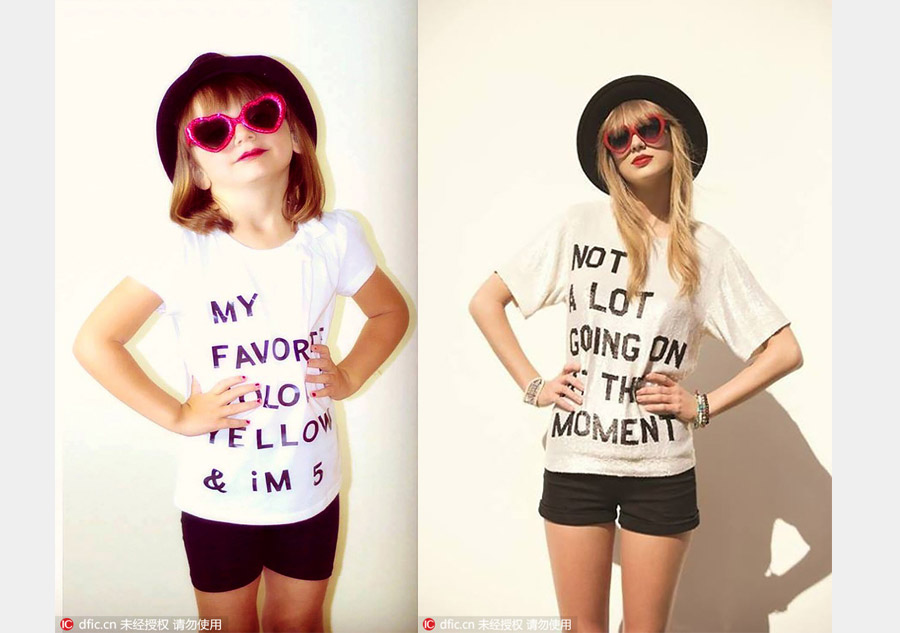 Meet the six-year-old 'Taylor Swift'