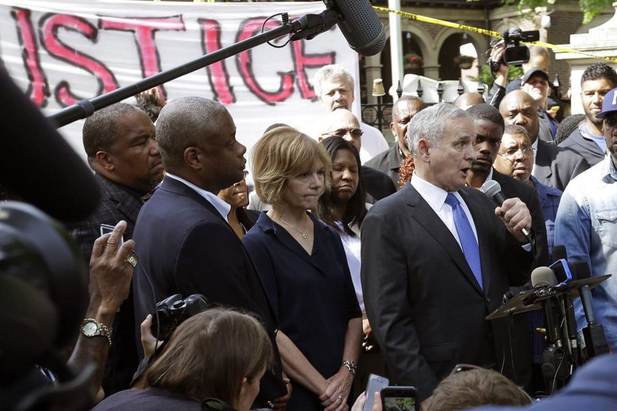 Protesters mass after another police shooting of black man in US