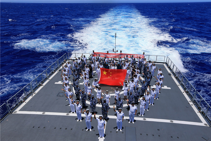 Chinese navy fleet joins RIMPAC 2016 open day[4]