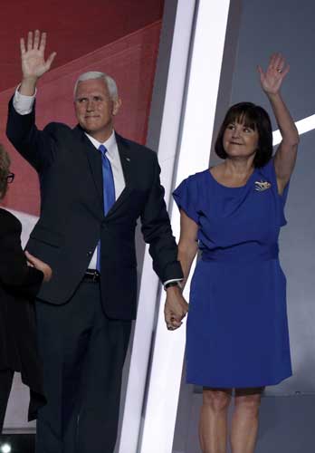 Indiana Governor Mike Pence officially accepts Republican VP nomination