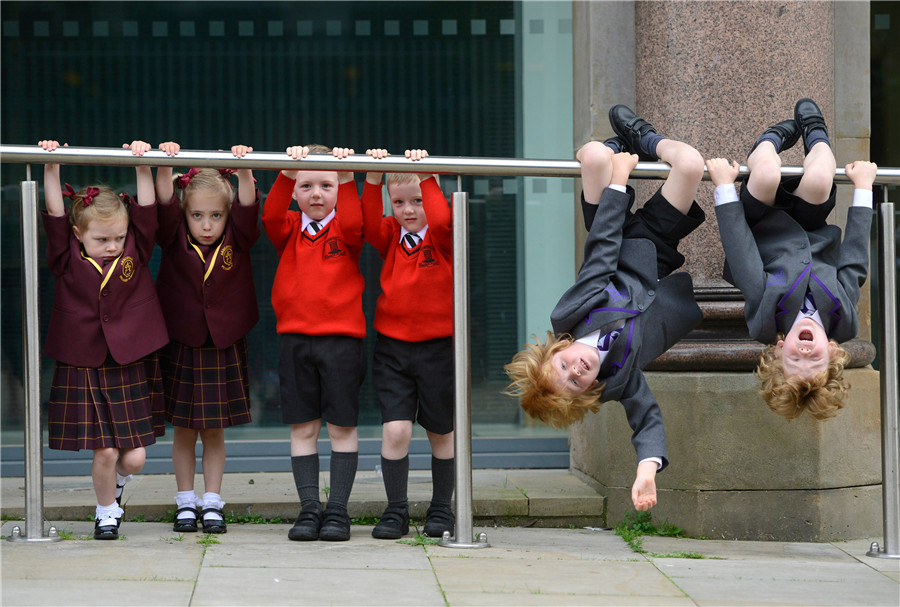 Fifteen sets of twins from same area prepare for school