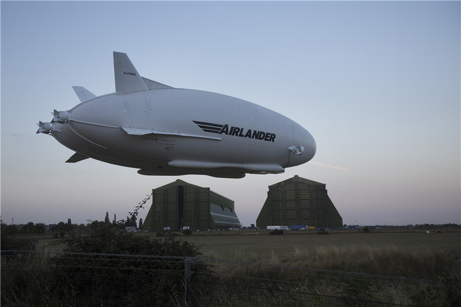 'Flying Bum' edges out of hangar before debut flight