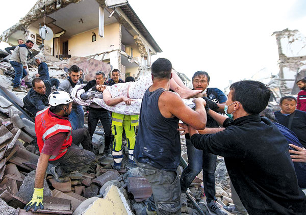 Killer quake devastates string of towns