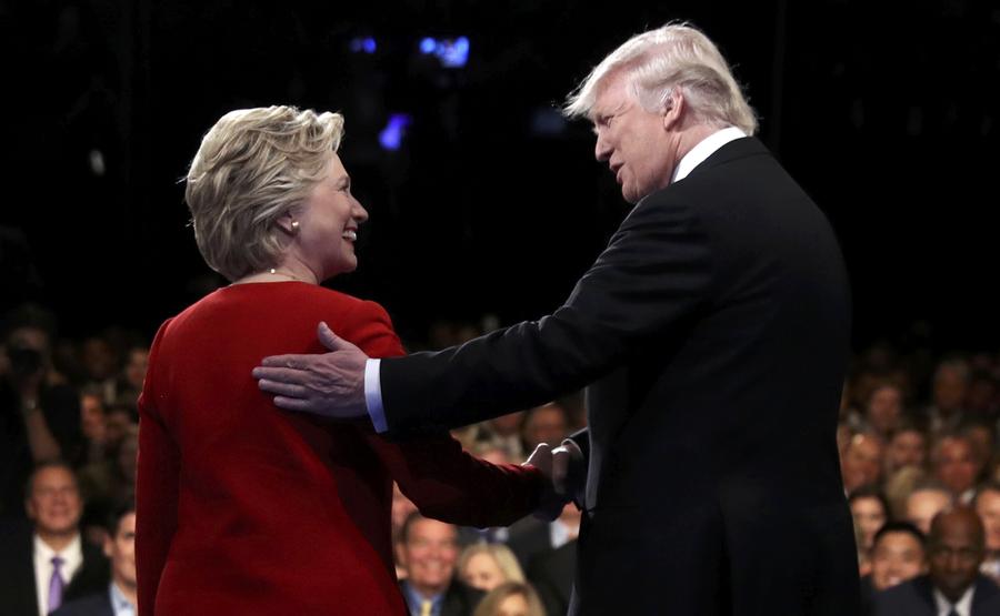 Clinton, Trump clash over race and economy in first debate