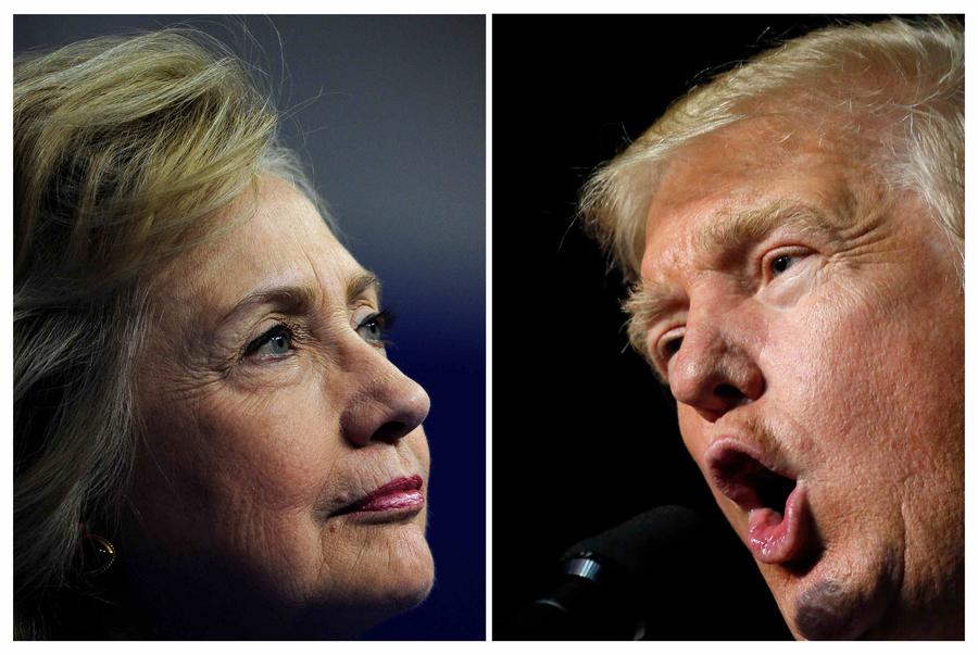 Clinton, Trump clash over race and economy in first debate