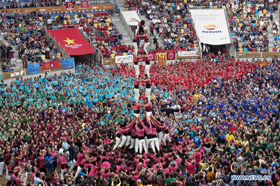 Chinese team attends 26th Tarragona Human Tower Competition in Spain