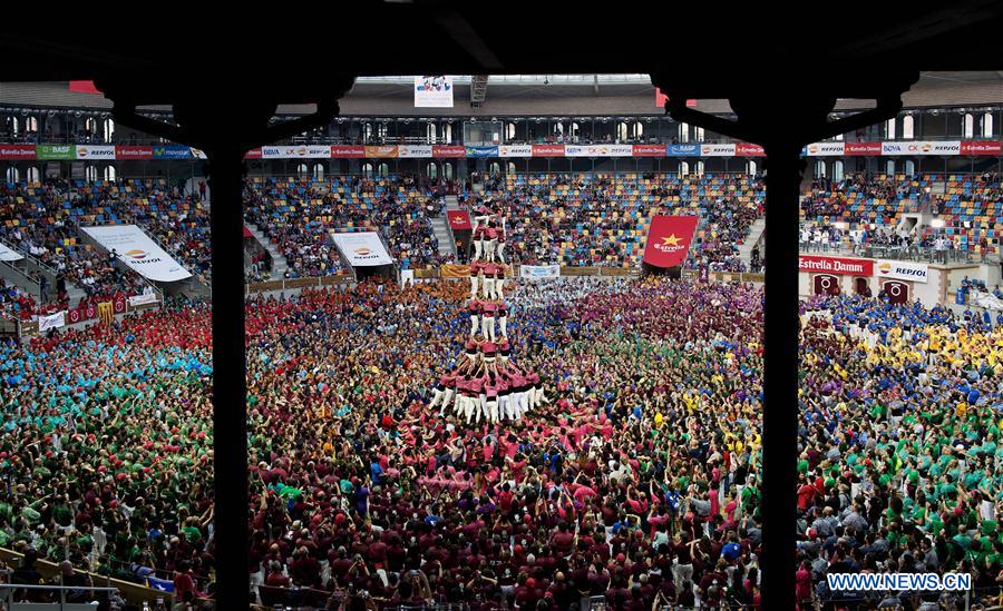 Chinese team attends 26th Tarragona Human Tower Competition in Spain