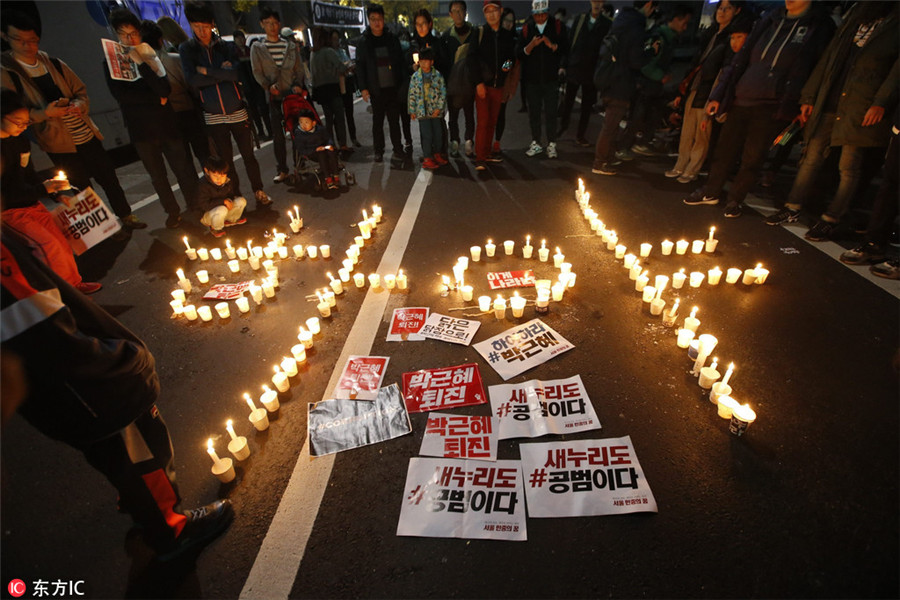 Enraged S Koreans rally nationwide to demand president's resignation