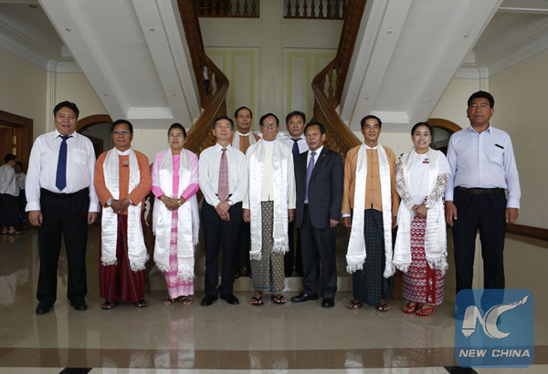 Chinese delegation ends visit to Myanmar