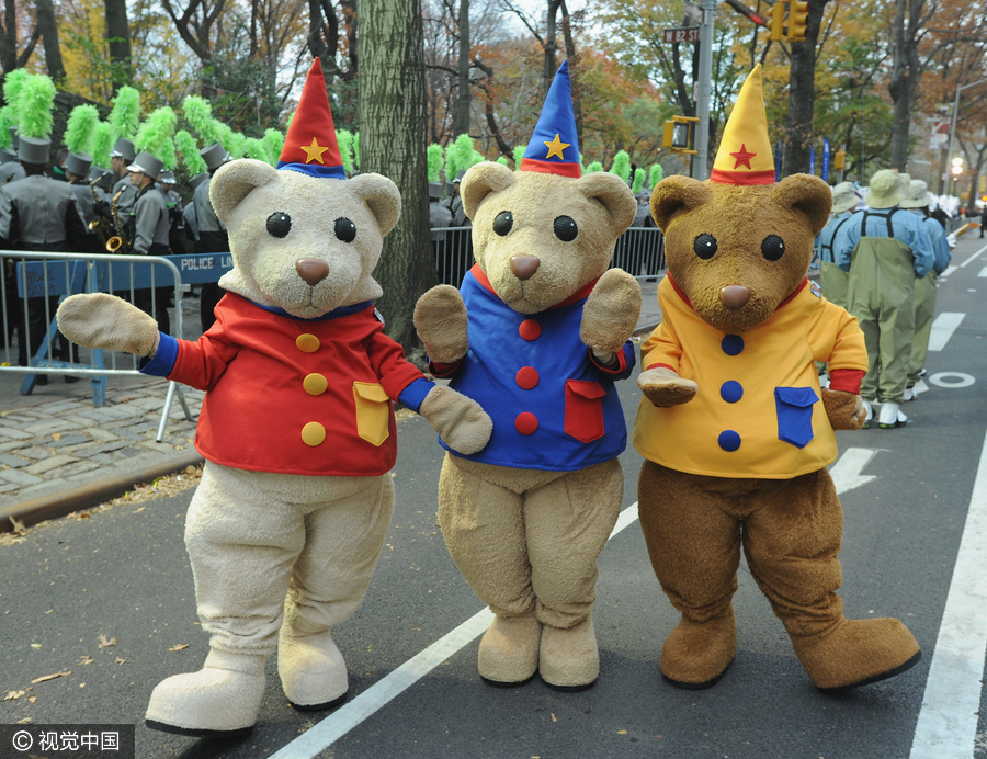 Thanksgiving parade celebrated in New York