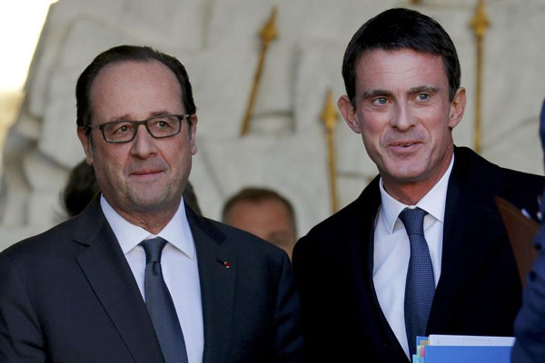 France's Hollande says not to join 2017 presidential race