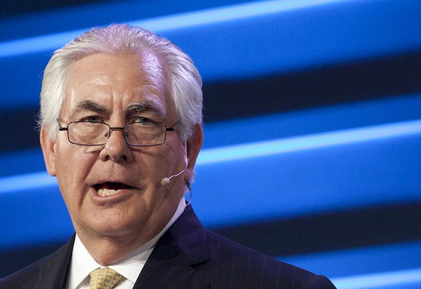 Trump to pick Exxon CEO Tillerson as secretary of state: media