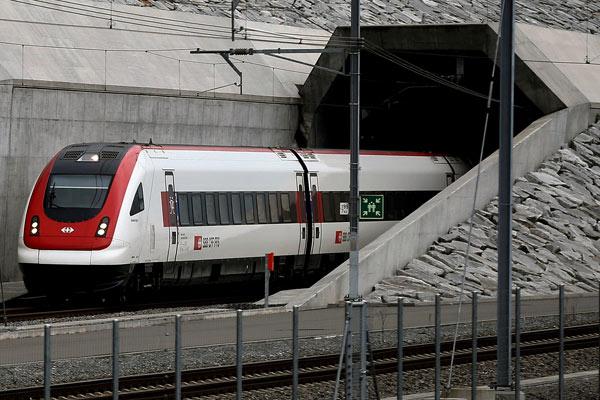 World's longest rail tunnel begins regular service in Switzerland