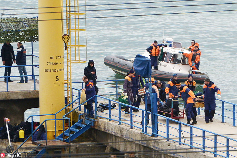 Bodies of Russian plane crash victims found near Sochi