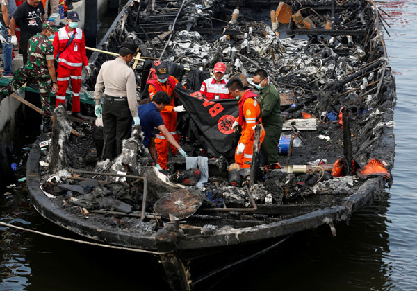 Indonesia arrests captain of tourist ferry after deadly fire