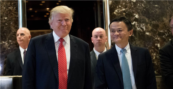 Trump, Ma discuss Alibaba creating jobs in US