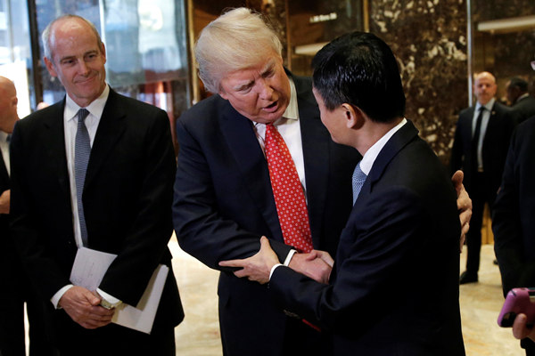 Trump, Ma discuss Alibaba creating jobs in US