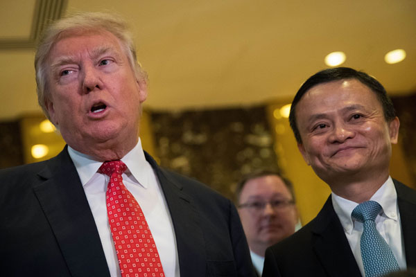 Donald Trump meets with Alibaba's Jack Ma
