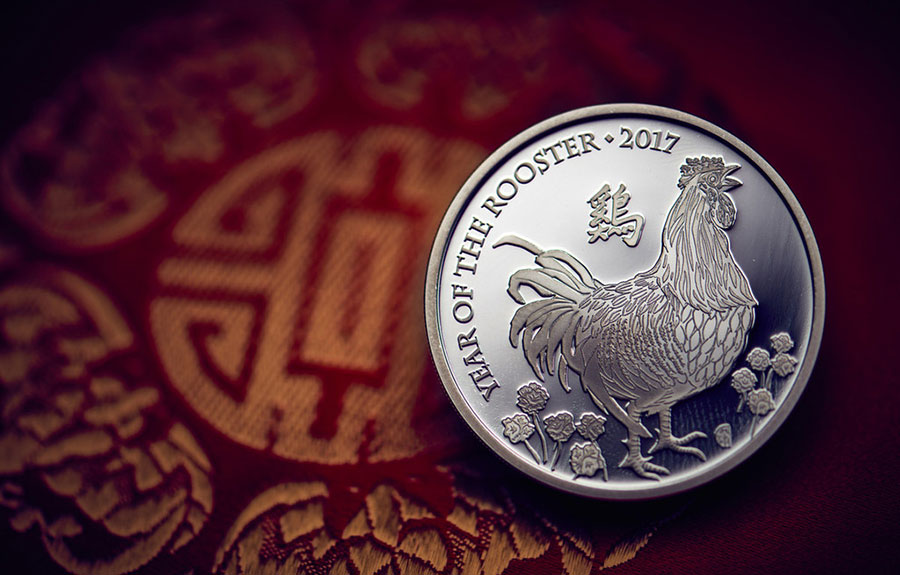 UK issues commemorative rooster coins for Chinese New Year