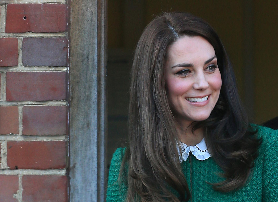 Duchess of Cambridge meets families at children's hospice