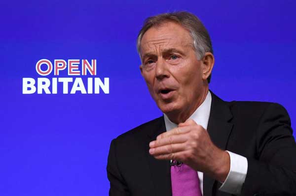 Tony Blair's new mission: To change UK minds on Brexit