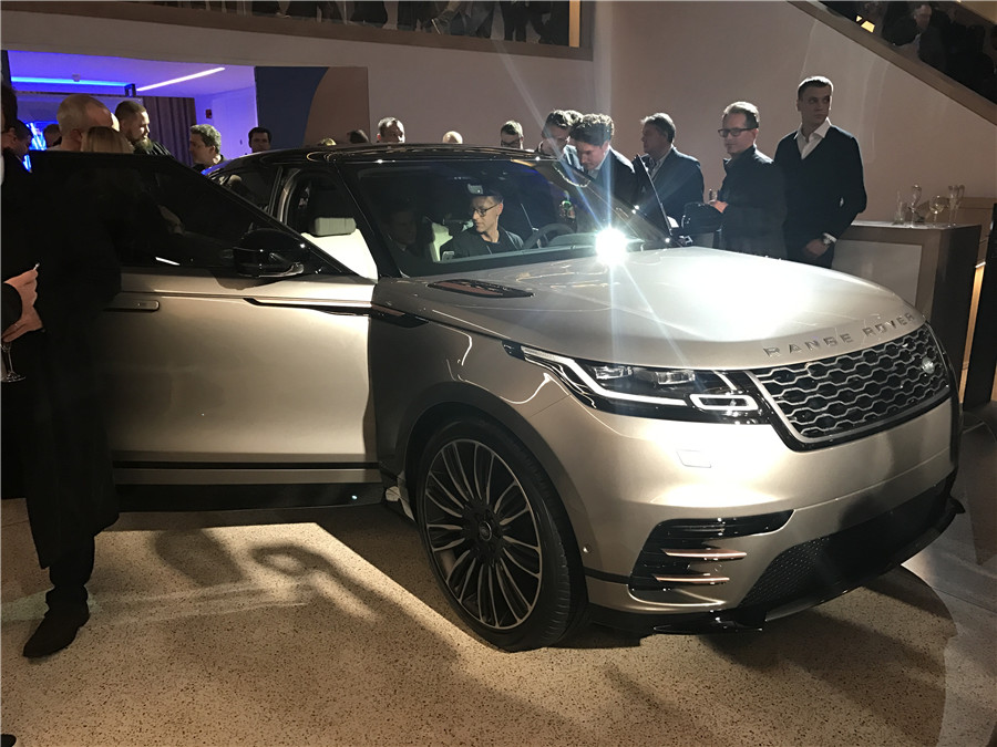 Range Rover Velar makes debut in London