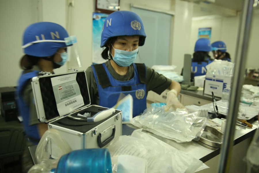 China's female peacekeepers in Mali