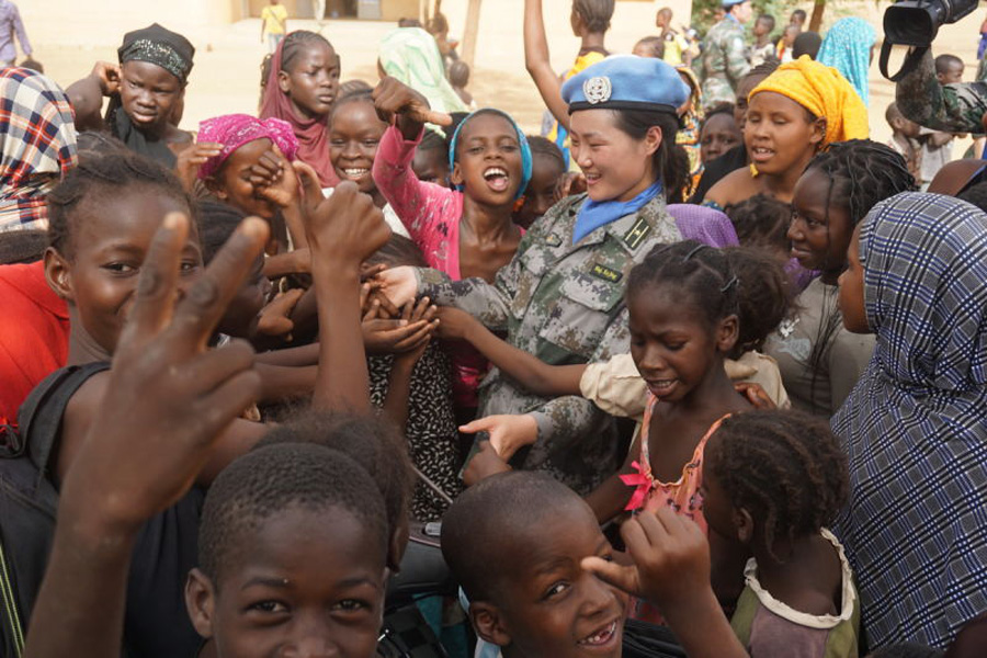 China's female peacekeepers in Mali