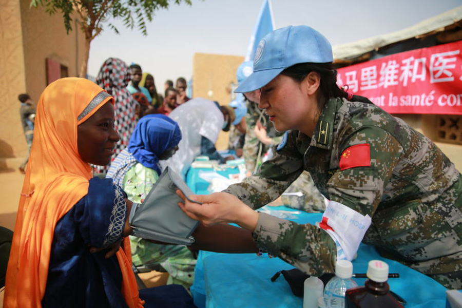 China's female peacekeepers in Mali