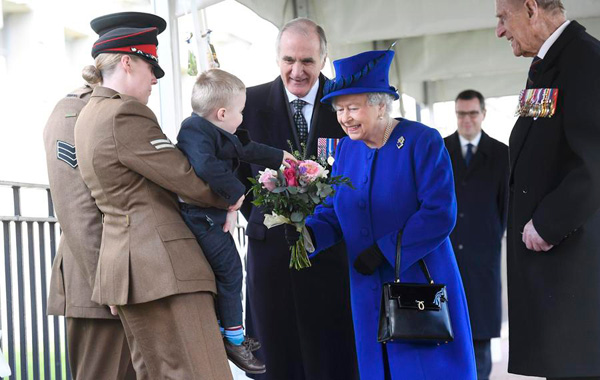 UK's queen unveils memorial dedicated to Britons involved in Afghan, Iraq wars