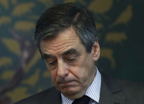 France's Fillon under formal investigation for fraud ahead of election