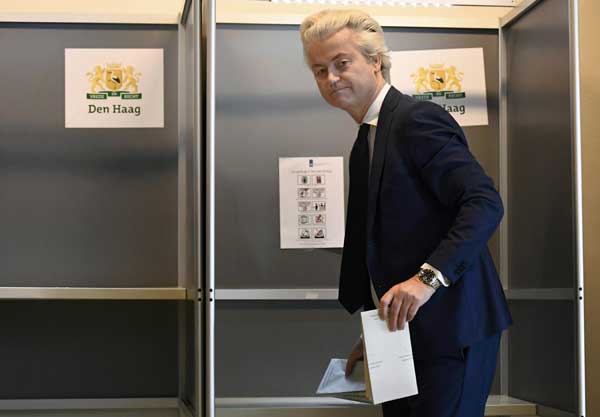 Dutch PM Rutte on course for big victory over far-right Wilders