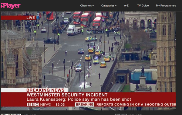 UK Parliament locked down after reports of shots fired