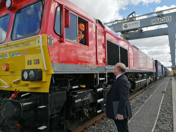 First export train from UK to China departs