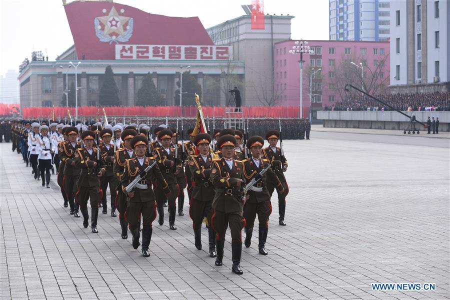 In pics: DPRK displays submarine-launched ballistic missile at military parade