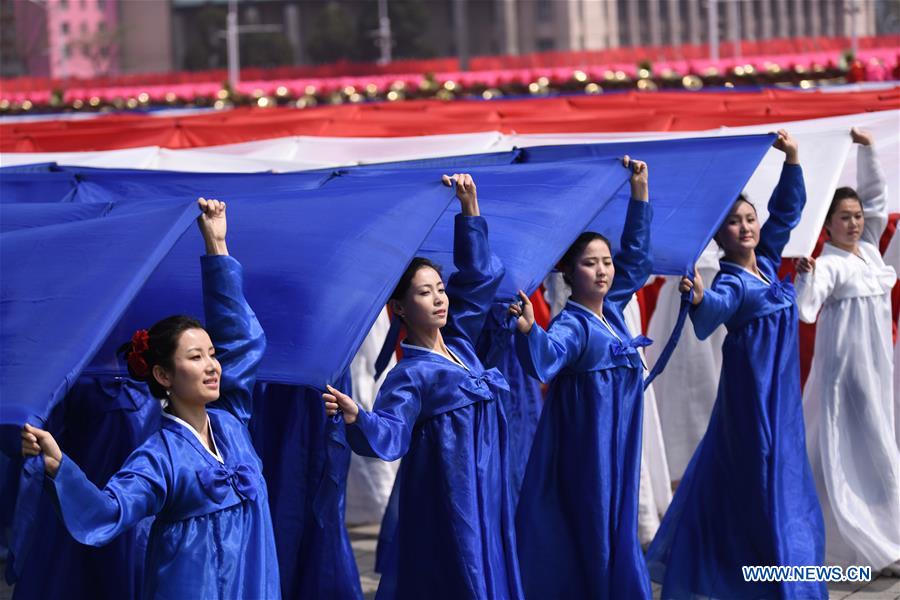 In pics: DPRK displays submarine-launched ballistic missile at military parade