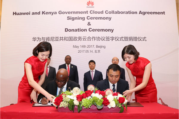 Kenya and Huawei sign agreement for digital transformation