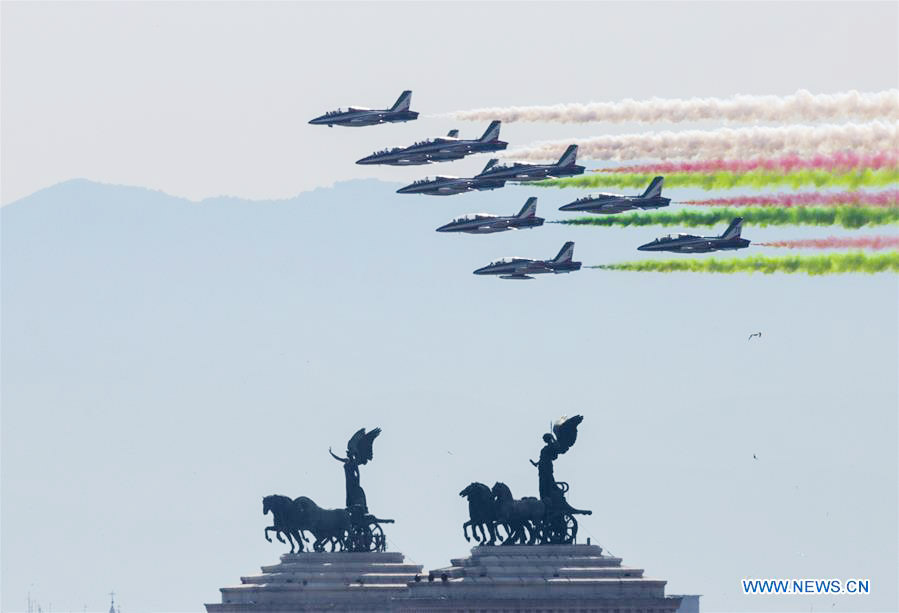 Republic Day military parade held in Rome