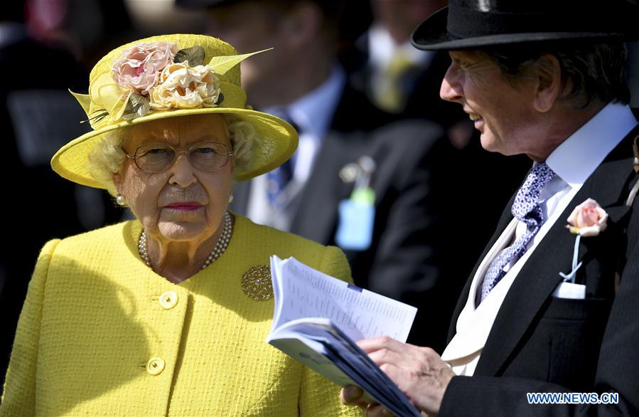 Queen Elizabeth II attends Derby Day at Epsom Derby festival
