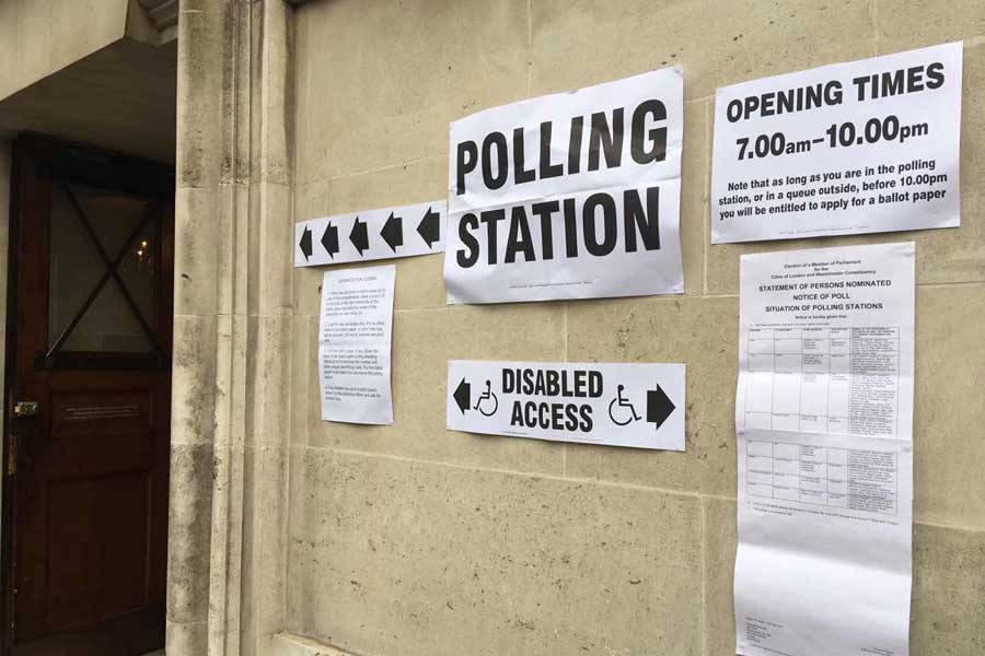 Polling stations open as the UK chooses a new government